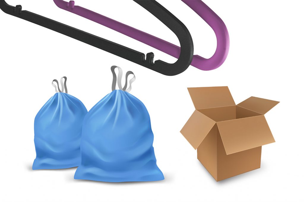 Hangers, Bags And A Box