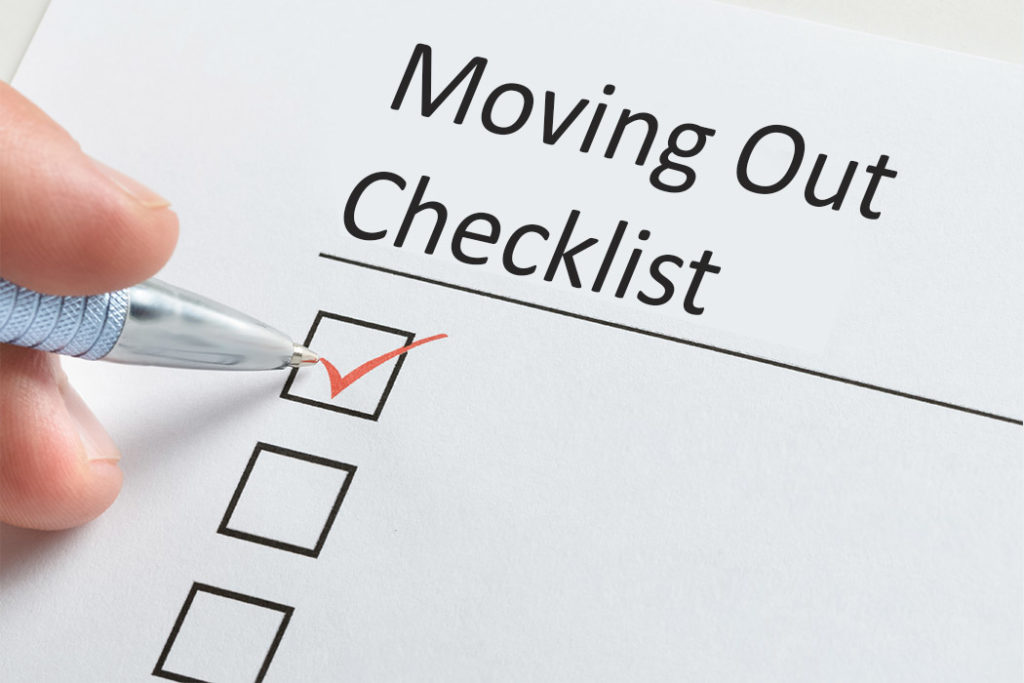 A Moving Out Checklist